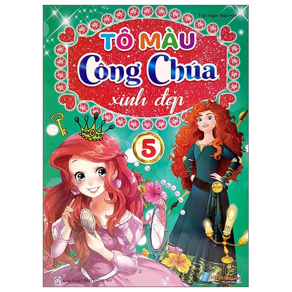 Sách Tô Màu Công Chúa Xinh Đẹp - Tập 5 - Trần Ngọc Bảo Hân