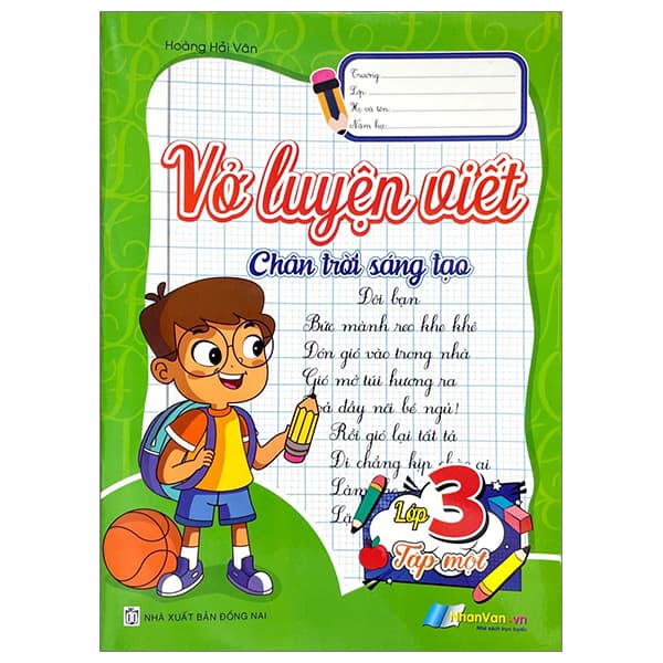Sách Vở Luyện Viết Lớp 3 - Tập 1 (Chân Trời Sáng Tạo) - Hoàng Hải Vân