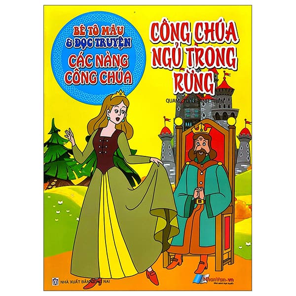 Sách Bé Tô Màu Và Đọc Truyện - Các Nàng Công Chúa - Công Chúa Ngủ Tro - Quang Toàn