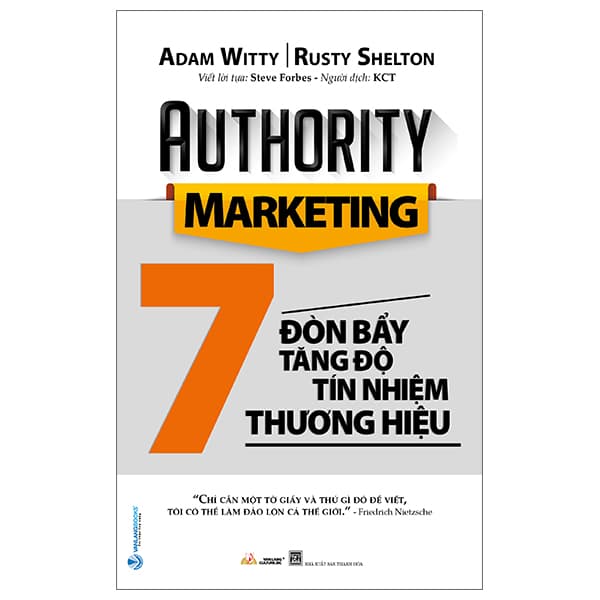 Sách 7 Đòn Bẩy Tăng Độ Tín Nhiệm Thương Hiệu - Adam Witty