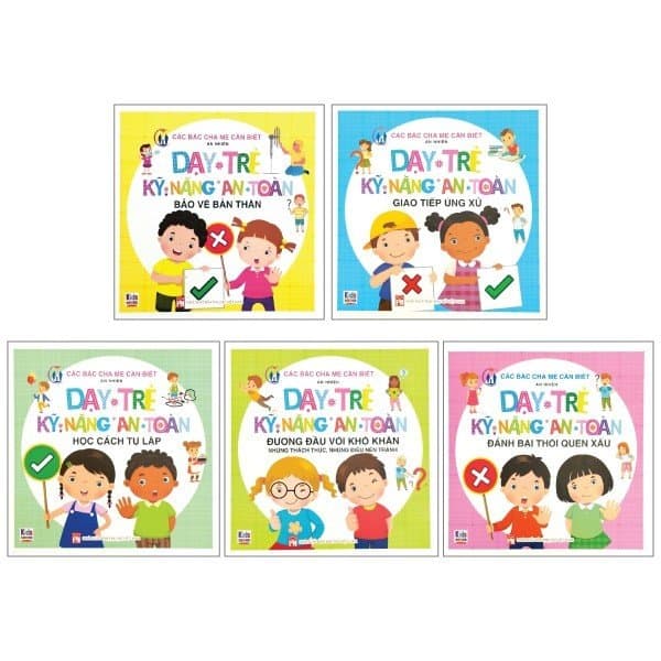 Sách Bộ Sách Dạy Trẻ Kỹ Năng An Toàn (Bộ 5 Cuốn) - An Nhiên