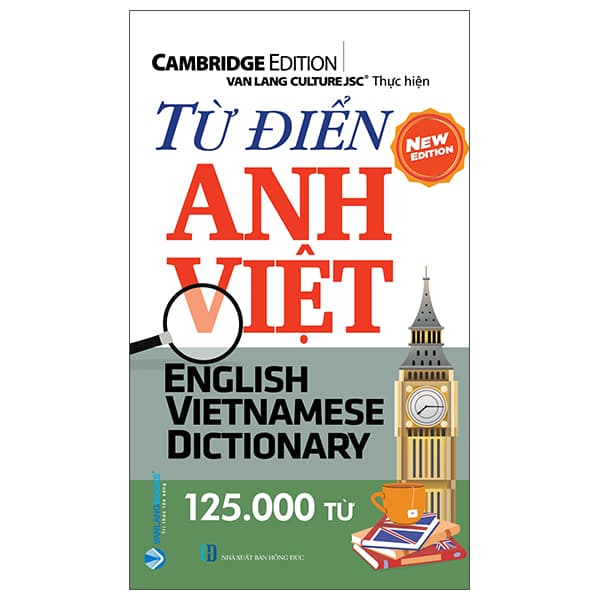 Sách Từ Điển Anh Việt 125000 Từ (Tái Bản 2025) - Van Lang Culture JSC