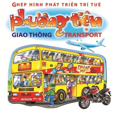Sách Ghép Hình Phát Triển Trí Tuệ - Phương Tiện Giao Thông - Transport