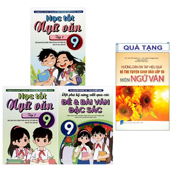 Sách Bộ Sách Học Tốt Ngữ Văn 9 (Bộ 3 Cuốn) - Tặng Kèm Sách Hướng - Nhiều Tác Giả