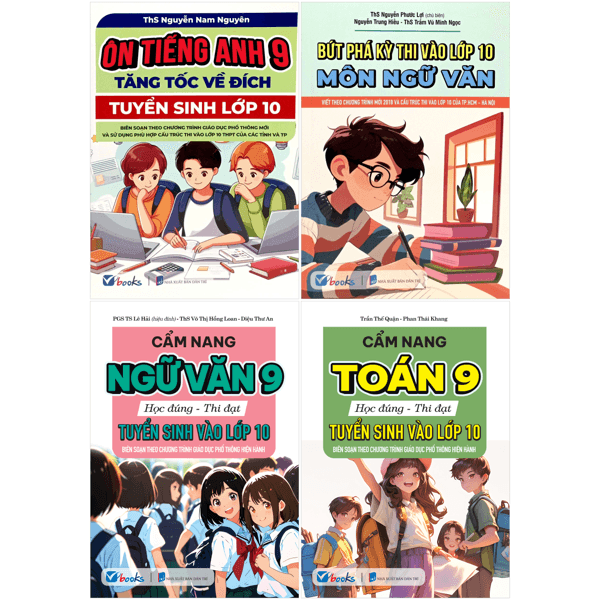 Sách Bộ Sách Ôn Luyện Thi Tuyển Sinh Vào Lớp 10 Ngữ Văn-Toán-Tiếng An - An Thi