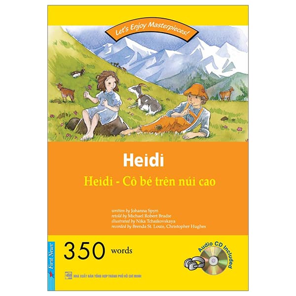 Sách Happy Reader - Heidi - Cô Bé Trên Núi Cao - Johanna Spyri