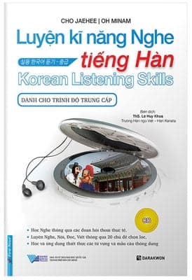 Sách Luyện Kĩ Năng Nghe Tiếng Hàn - Dành Cho Trình Độ Trung Cấp (Kèm CD - Oh
