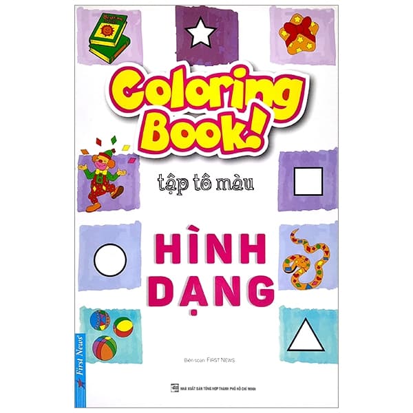Sách Coloring Book - Tập Tô Màu - Hình Dạng (Tái Bản 2020) - First News Tổng Hợp