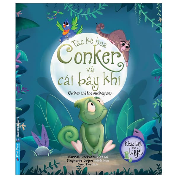 Sách Khác Biệt Thật Là Tuyệt - Tắc Kè Hoa Conker Và Cái Bẫy Khỉ - Con - Hannah Peckham