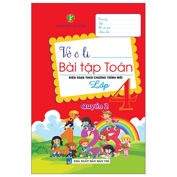 Sách Vở Ô Li Bài Tập Toán Lớp 4 - Quyển 2