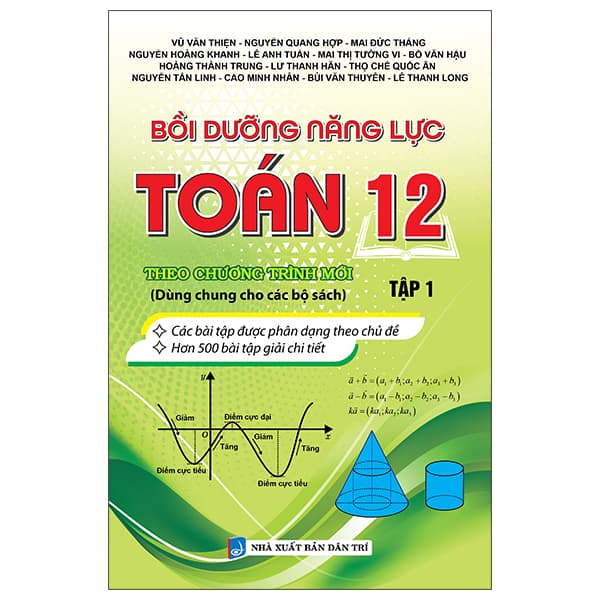 Sách Bồi Dưỡng Năng Lực Toán 12 - Tập 1