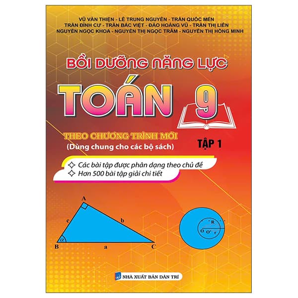Sách Bồi Dưỡng Năng Lực Toán 9 - Tập 1
