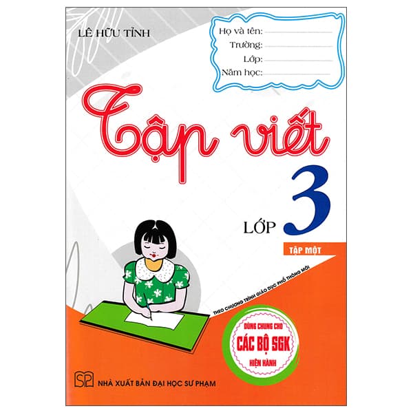 Sách Tập Viết Lớp 3 - Tập 1 - Lê Hữu Tỉnh