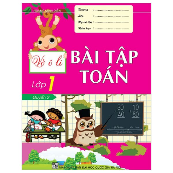 Sách Vở Ô Li Bài Tập Toán Lớp 1 - Quyển 2