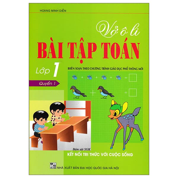 Sách Vở Ô Li Bài Tập Toán Lớp 1 - Quyển 1 (Kết Nối) - Minh Hà