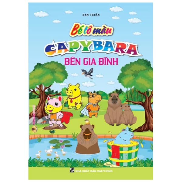 Sách Bé Tô Màu Capybara Bên Gia Đình - Thuận