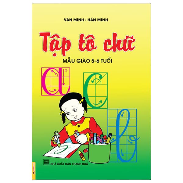 Sách Tập Tô Chữ Mẫu Giáo 5-6 Tuổi - Văn Minh