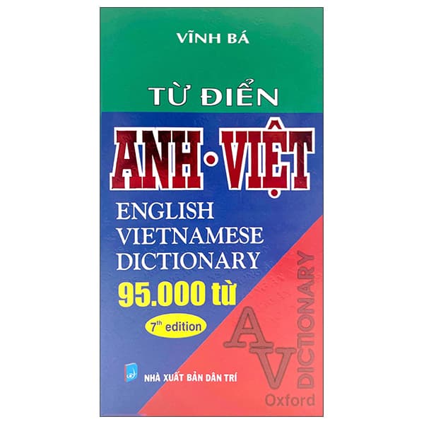 Sách Từ Điển Anh-Việt 95.000 Từ - Vĩnh Bá