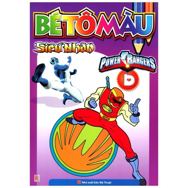 Sách Bé Tô Màu Siêu Nhân - Quyển D