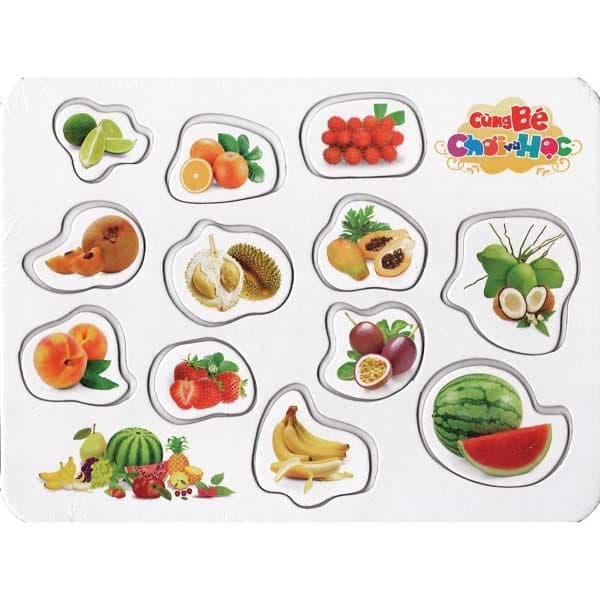 Sách Cùng Bé Chơi Và Học - Chủ Đề Trái Cây