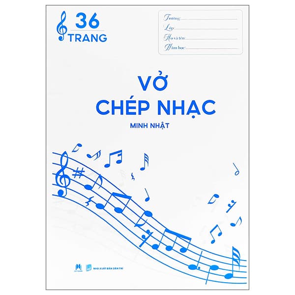 Sách Vở Chép Nhạc 36 Trang - Minh Nhật