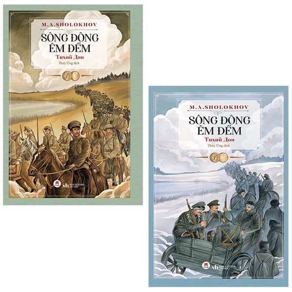 Sách Bộ Sách Sông Đông Êm Đềm (Bộ 2 Tập) - M A Sholokhov