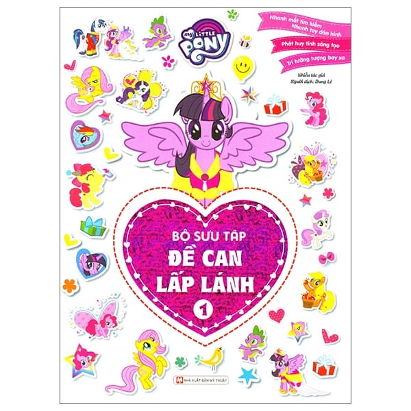 Sách My Little Pony - Bộ Sưu Tập Đề Can Lấp Lánh - Tập 1 (Tái Bản 2025 - Làn