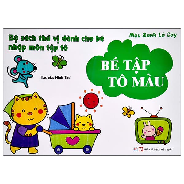Sách Bộ Sách Thú Vị Dành Cho Bé Nhập Môn Tập Tô - Bé Tập Tô Màu - M - Minh