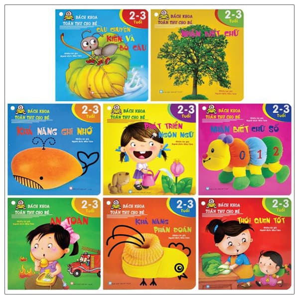 Sách Bộ Bách Khoa Toàn Thư Cho Bé (2-3 Tuổi) (Bộ 8 Cuốn) - Bách Khoa