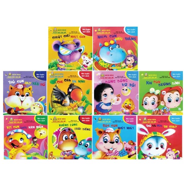 Sách Bách Khoa Toàn Thư Cho Bé - Rèn Luyện Tính Cách (Bộ 10 Cuốn) - Nhiều Tác Giả