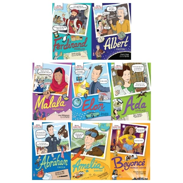 Sách Bộ Sách Dành Cho Bé Từ 06 - 12 Tuổi - Những Nhân Vật Truyền Cảm - Vân Hương