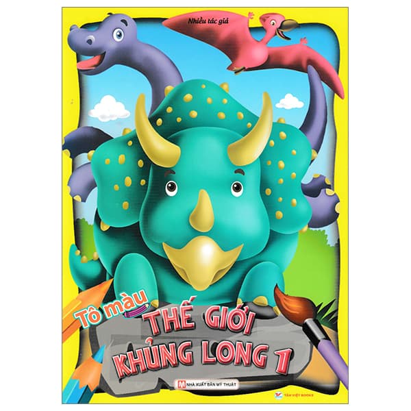 Sách Tô Màu Thế Giới Khủng Long - Tập 1 - Long