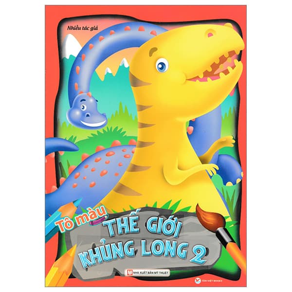 Sách Tô Màu Thế Giới Khủng Long - Tập 2