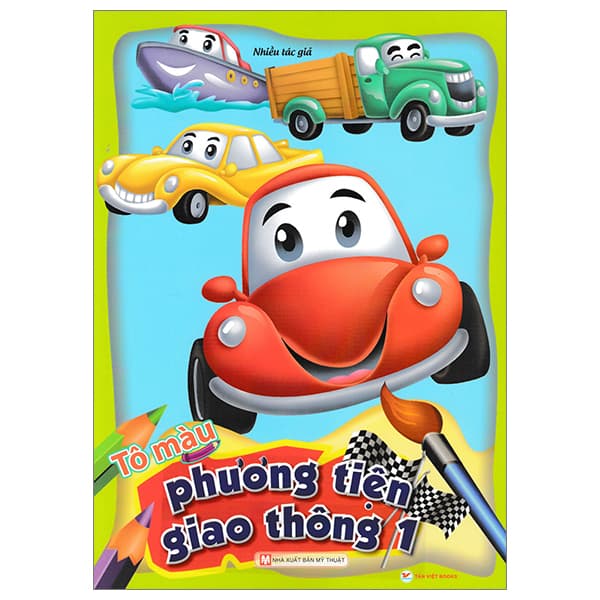 Sách Tô Màu Phương Tiện Giao Thông - Tập 1