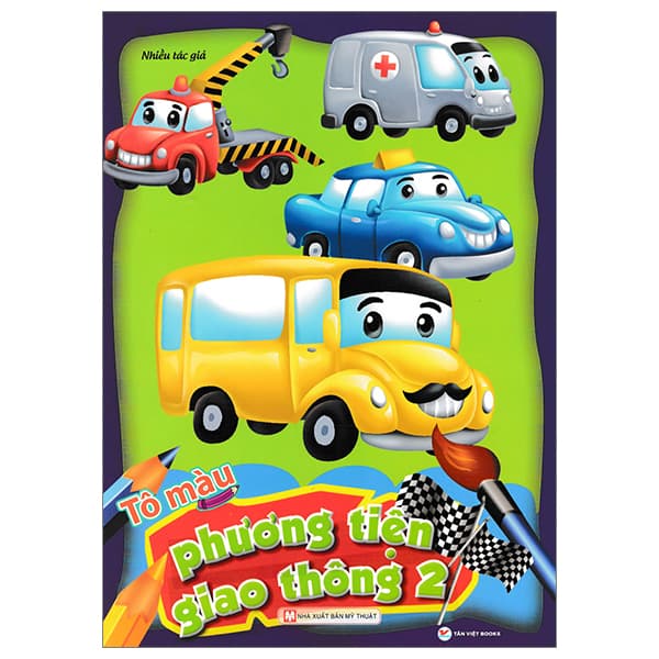 Sách Tô Màu Phương Tiện Giao Thông - Tập 2