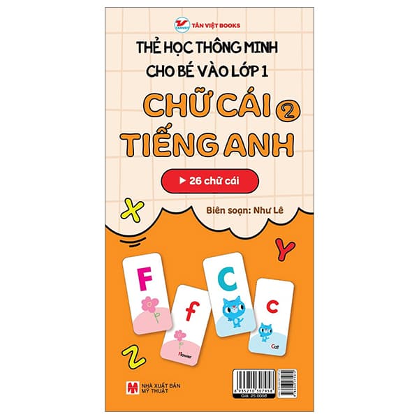 Sách Thẻ Học Thông Minh Cho Bé Vào Lớp 1 - Chữ Cái Tiếng Anh 2 (Tái B� - Như Lê