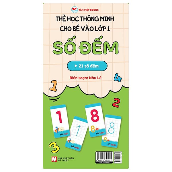 Sách Thẻ Học Thông Minh Cho Bé Vào Lớp 1 - Số Đếm (Tái Bản 2025) - Như Lê