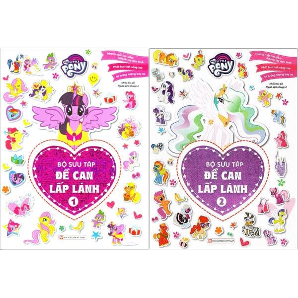Sách Bộ Sách My Little Pony - Bộ Sưu Tập Đề Can Lấp Lánh - Tập 1 + T� - Làn
