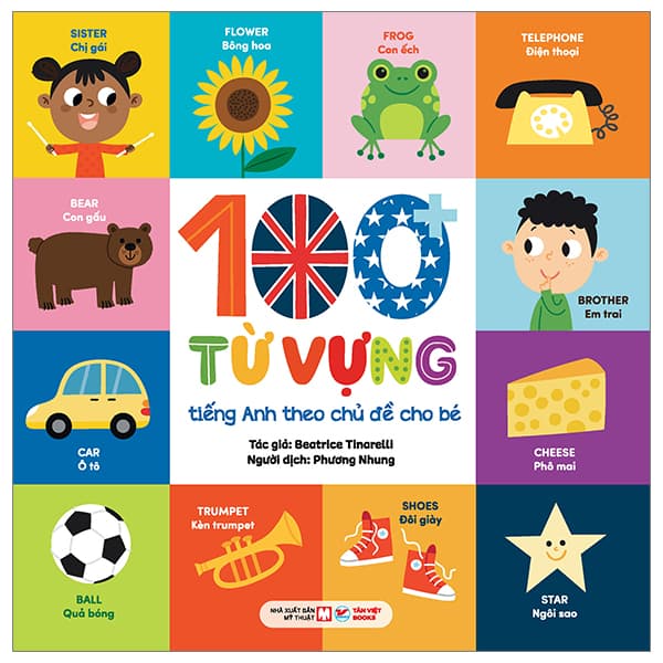 Sách 100 Từ Vựng Tiếng Anh Theo Chủ Đề Cho Bé - Beatrice Tinarelli