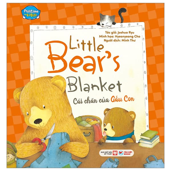 Sách Playtime In English - Level 2 - Little Bears Blanket - Cái Chăn Của Gấu Con - Ume Chan