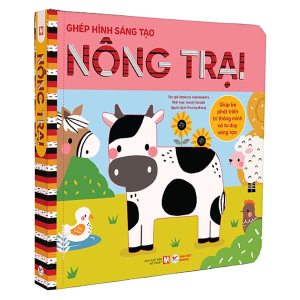Sách Ghép Hình Sáng Tạo - Nông Trại - Rebecca Weerasekera