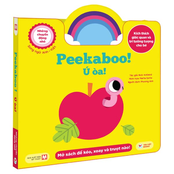 Sách Những Chuyển Động Nhỏ - Peekaboo! - Ú Òa! - Song Ngữ Anh-Việt - Nick Ackland