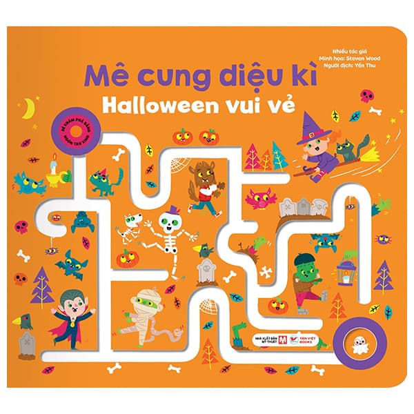 Sách Mê Cung Diệu Kì - Halooween Vui Vẻ - Bìa Cứng - Vũ