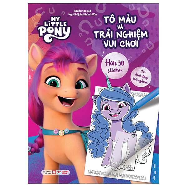 Sách My Little Pony - Tô Màu Và Trải Nghiệm Vui Chơi - Vũ