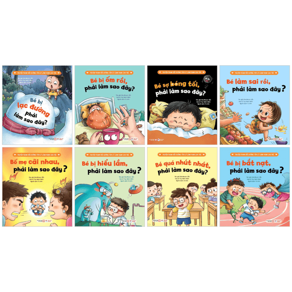 Sách Bộ Sách Truyện Tranh Bồi Dưỡng Tâm Lý Lành Mạnh Cho Trẻ (Bộ 8 - Hứa Nhược Cẩn