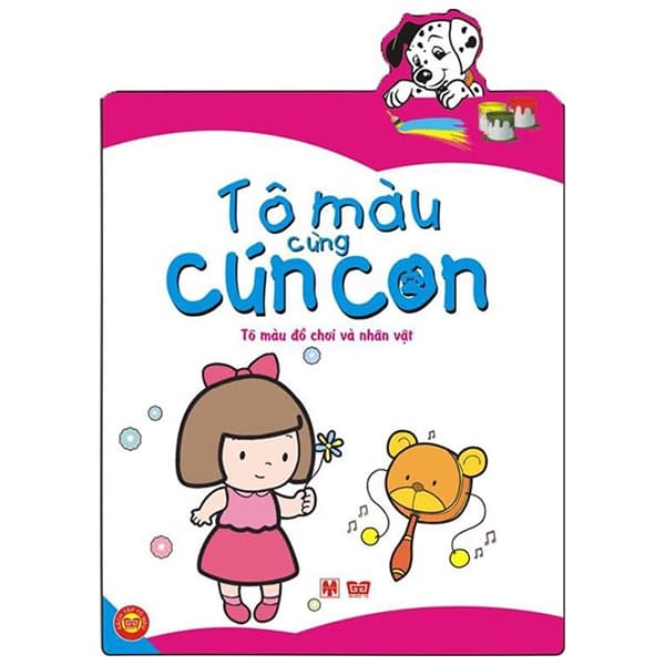 Sách Tô Màu Cùng Cún Con - Tô Màu Đồ Chơi Và Nhân Vật