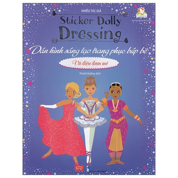 Sách Dán Hình Sáng Tạo Trang Phục Búp Bê - Vũ Điệu Đam Mê - Dinhtibooks
