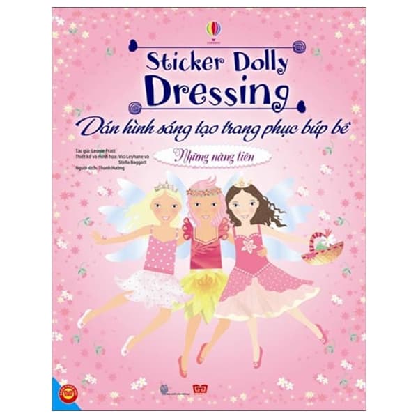 Sách Dán Hình Sáng Tạo Trang Phục Búp Bê - Những Nàng Tiên - Dinhtibooks