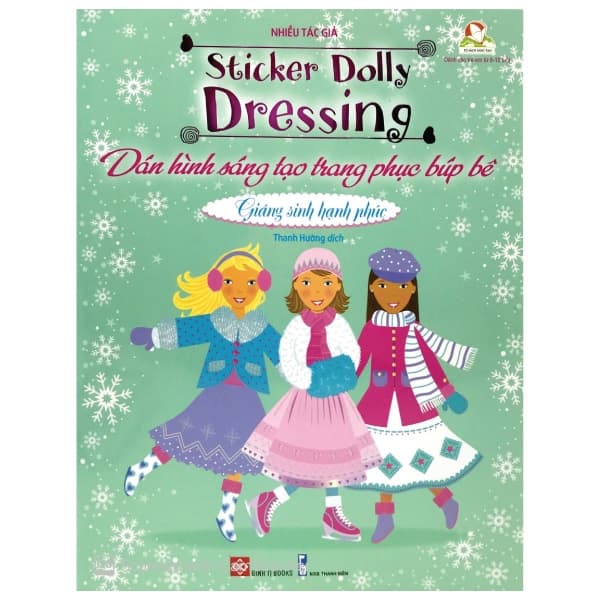 Sách Dán Hình Sáng Tạo Trang Phục Búp Bê - Giáng Sinh Hạnh Phúc - Dinhtibooks