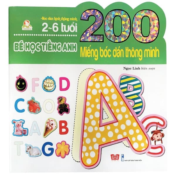 Sách 200 Miếng Bóc Dán Thông Minh - Bé Học Tiếng Anh - Ngọc Linh